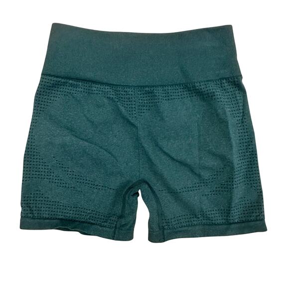 Gymshark Women's Bike Shorts Size Forest Green Medium - Picture 2 of 3